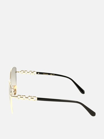 FERRAGAMO Sunglasses in Gold