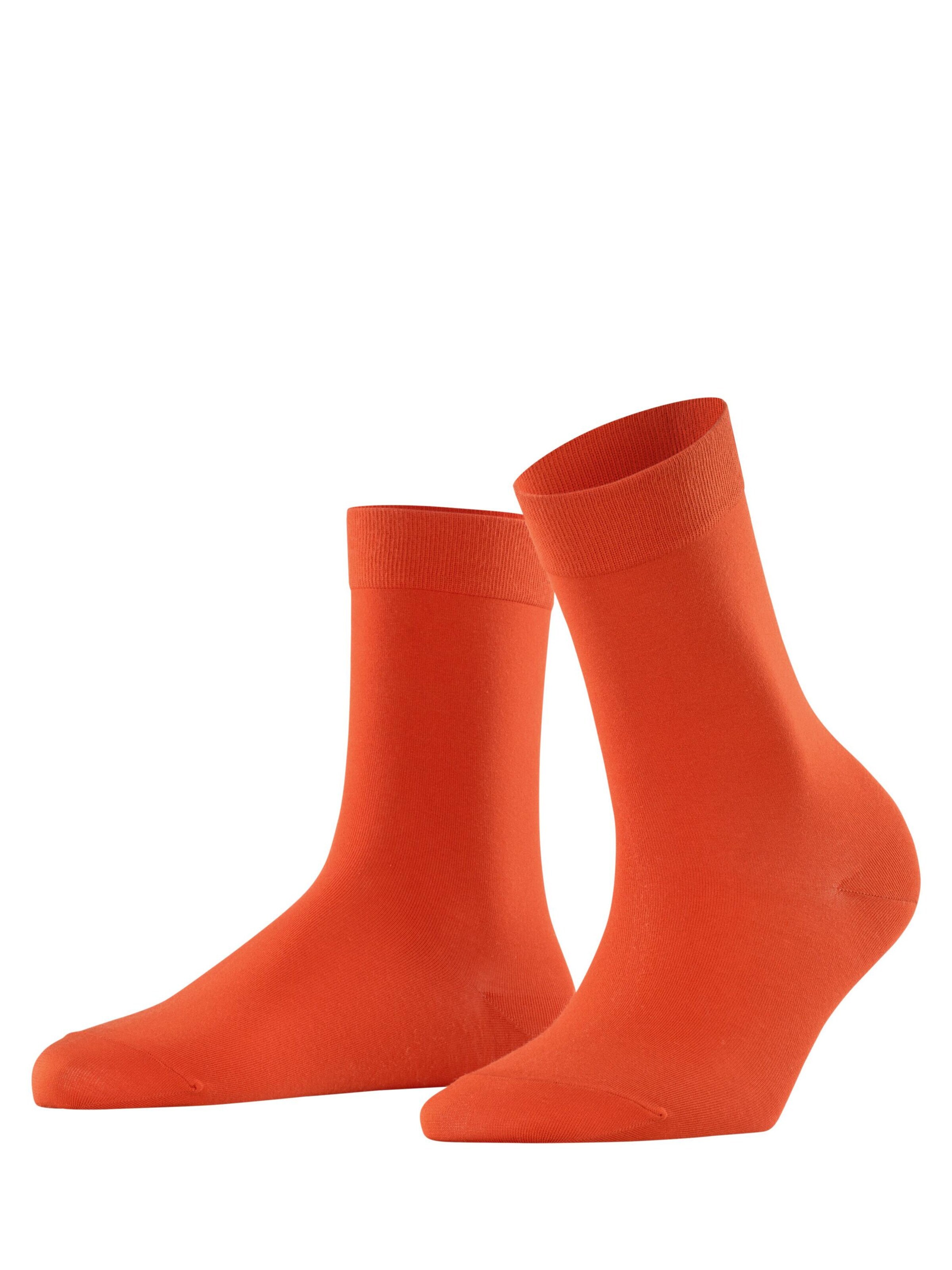 FALKE Socken 'Cotton Touch' in Orange: Vorderseite