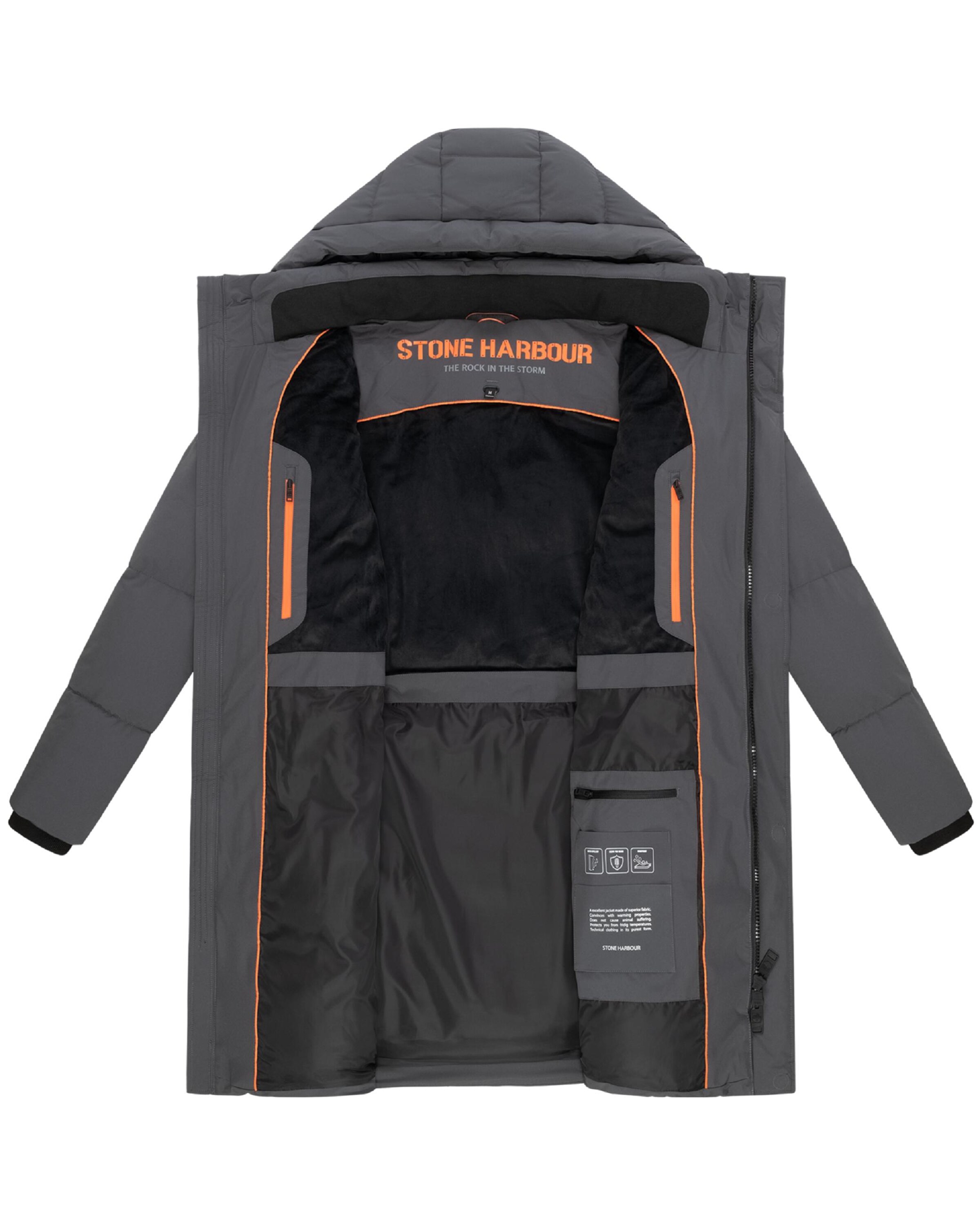 Cappotto invernale 'Hadrieen XX' di STONE HARBOUR in grigio