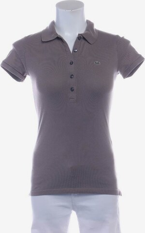 LACOSTE Top & Shirt in XS in Brown: front