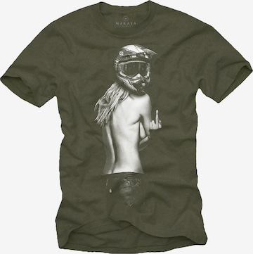 MAKAYA Shirt in Green: front