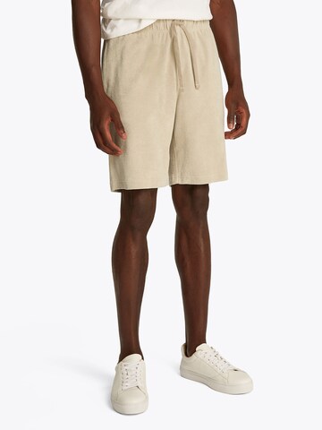 TOMMY HILFIGER - Regular Calças em castanho: frente