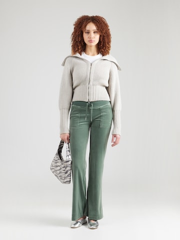 évasé Pantalon 'LAYLA' Juicy Couture en vert