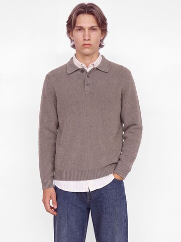 JACK & JONES Sweater in Grey: front