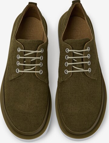 CAMPER Lace-Up Shoes 'Wagon' in Green