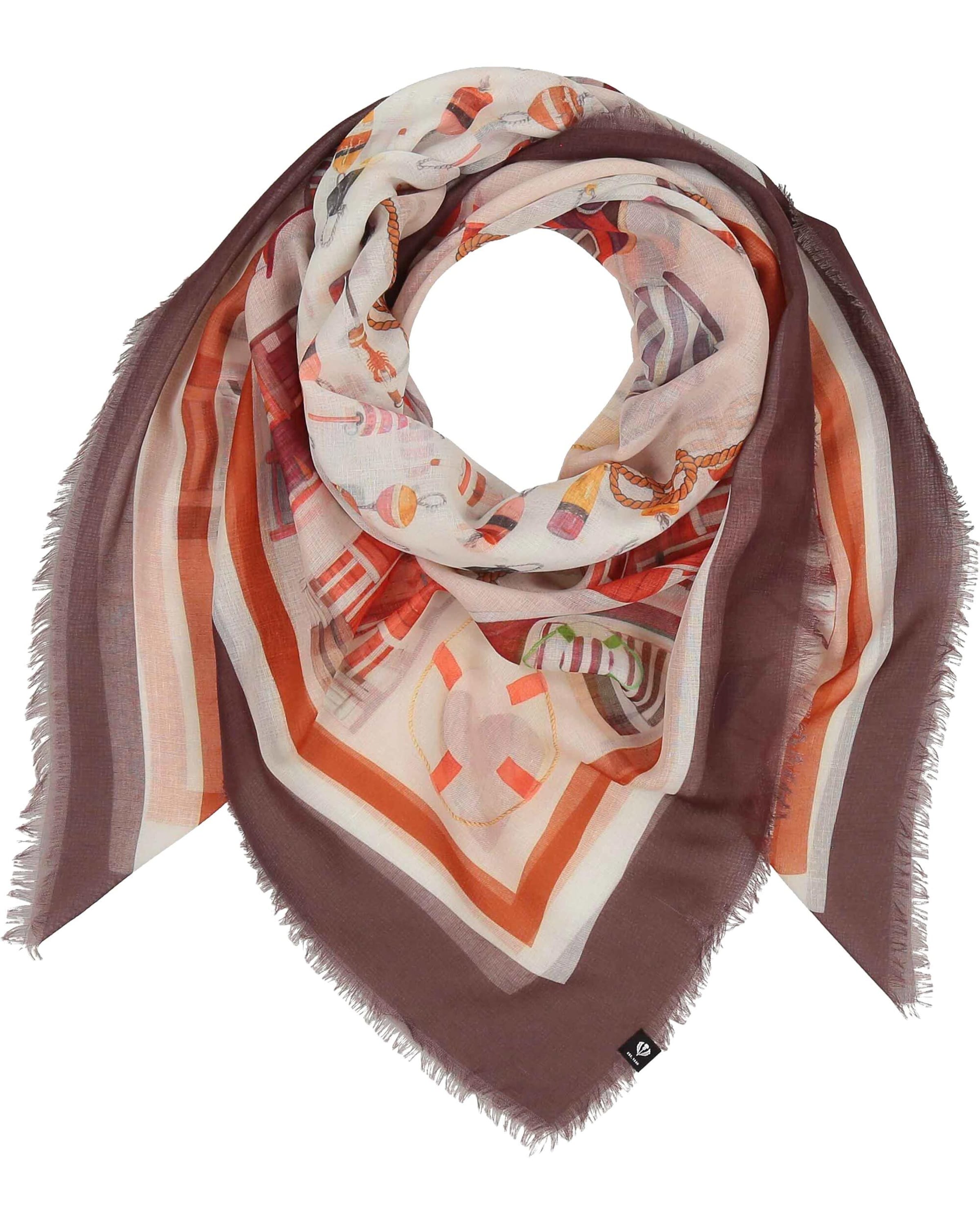 FRAAS Tuch in Braun: Vorderseite