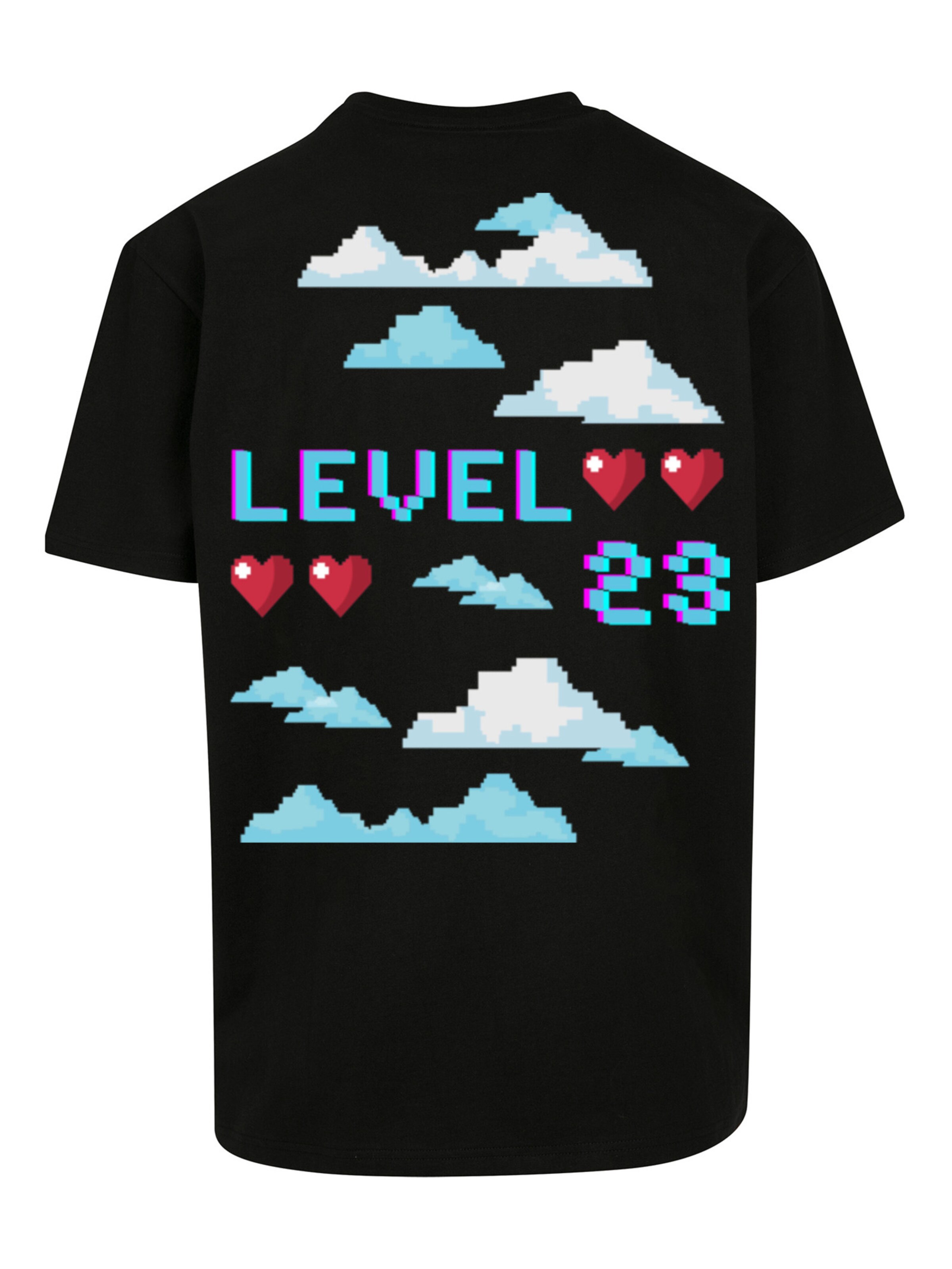 T-Shirt 'Happy New Year Silvester 2023' F4NT4STIC en noir