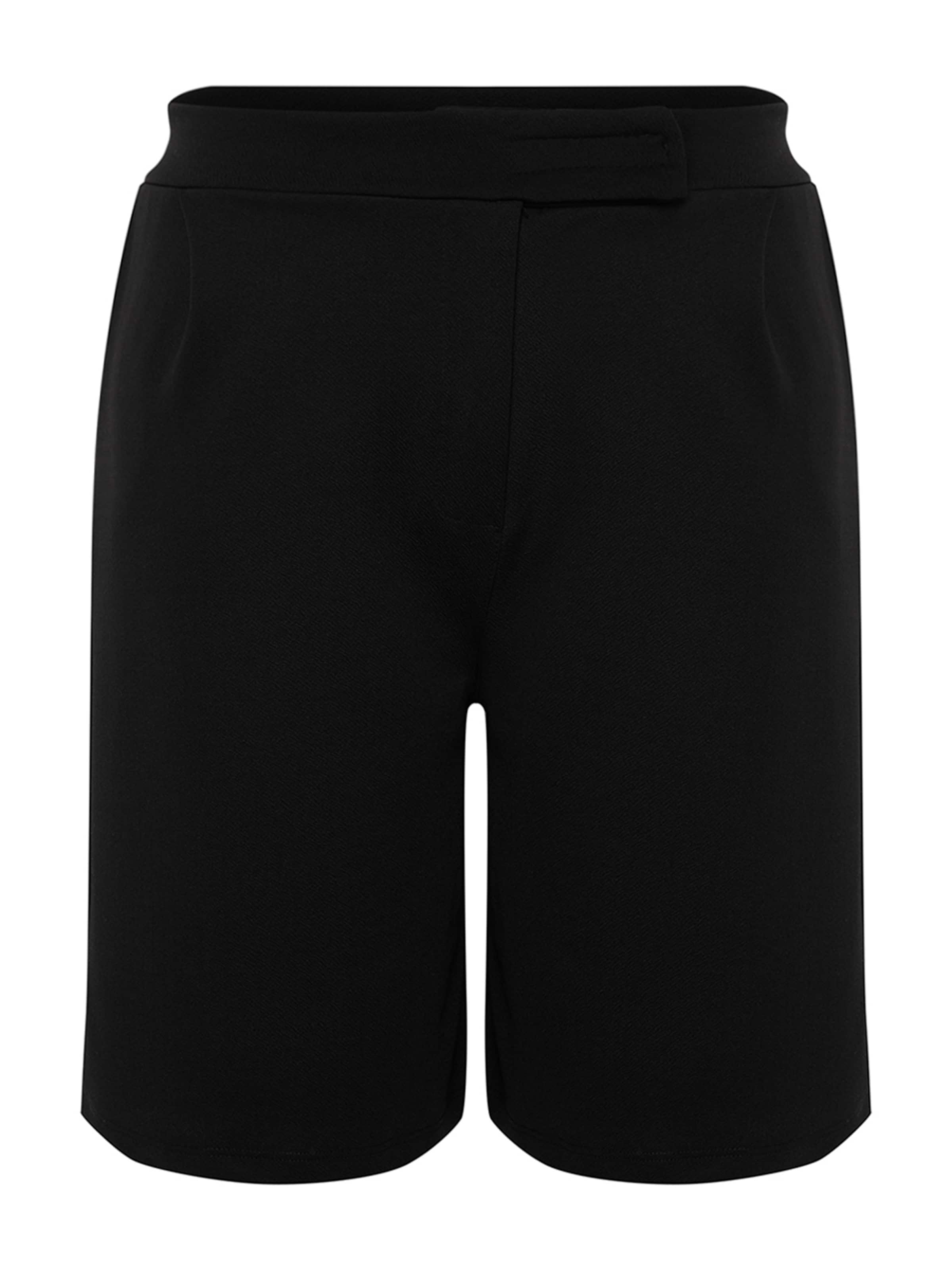Trendyol Curve - regular Pantalón en negro: frente