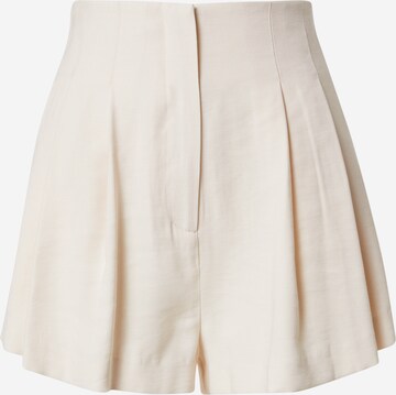 ABOUT YOU x MOGLI Loose fit Pleat-Front Pants 'Stella' in Beige: front