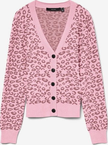 VERO MODA Strickjacke 'VMNANCY' in Pink: Vorderseite