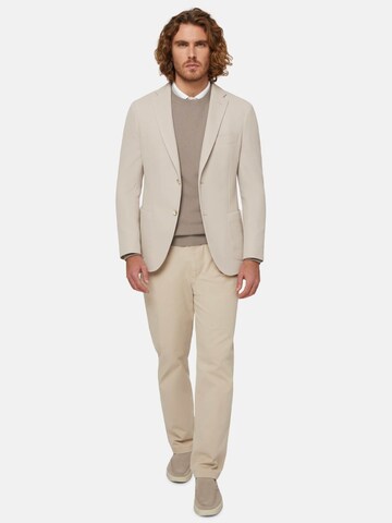 Boggi Milano Regular Fit Blazer i beige