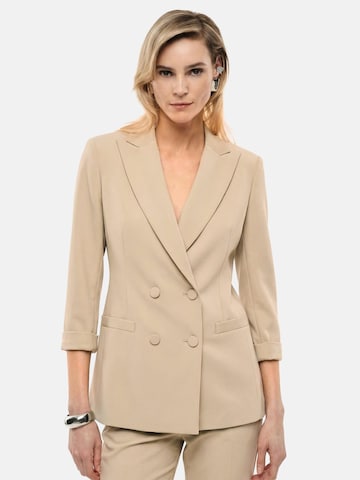 IMPERIAL Kavaj 'IMPERIAL GIACCA DOPPIOPETTO 3/4' i beige: framsida