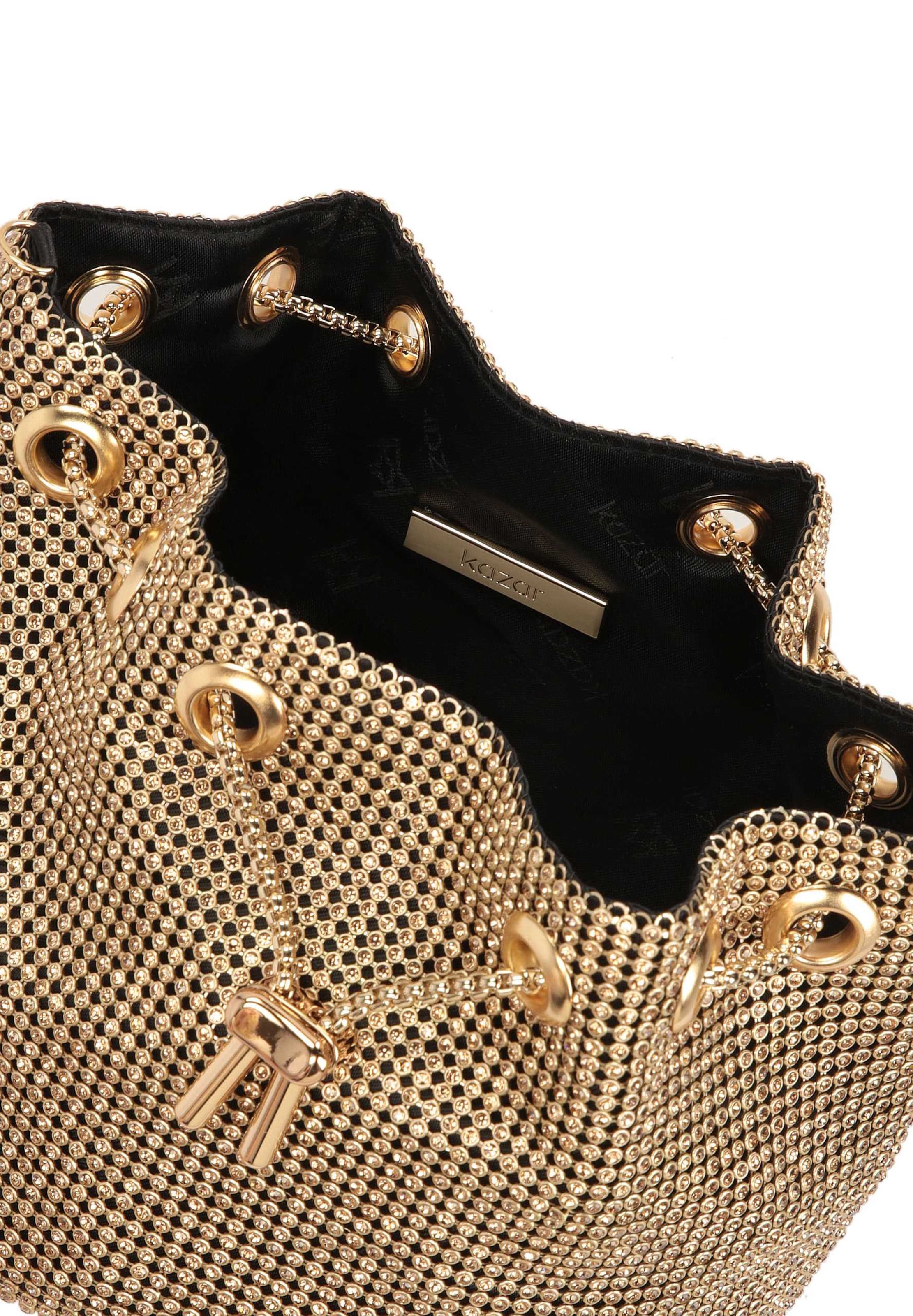 Kazar Schultertasche in Gold