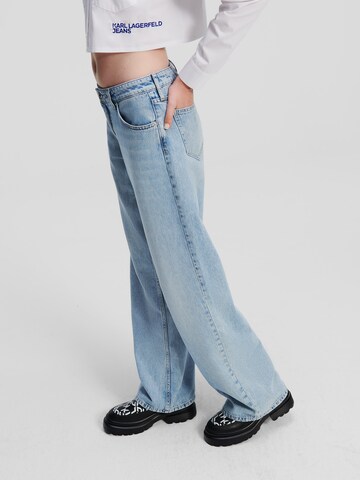 KARL LAGERFELD JEANS Loosefit Jeans in Blau