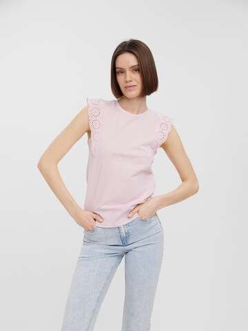 VERO MODA T-Shirt in Pink: predná strana