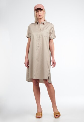 ETERNA Shirt Dress in Beige: front