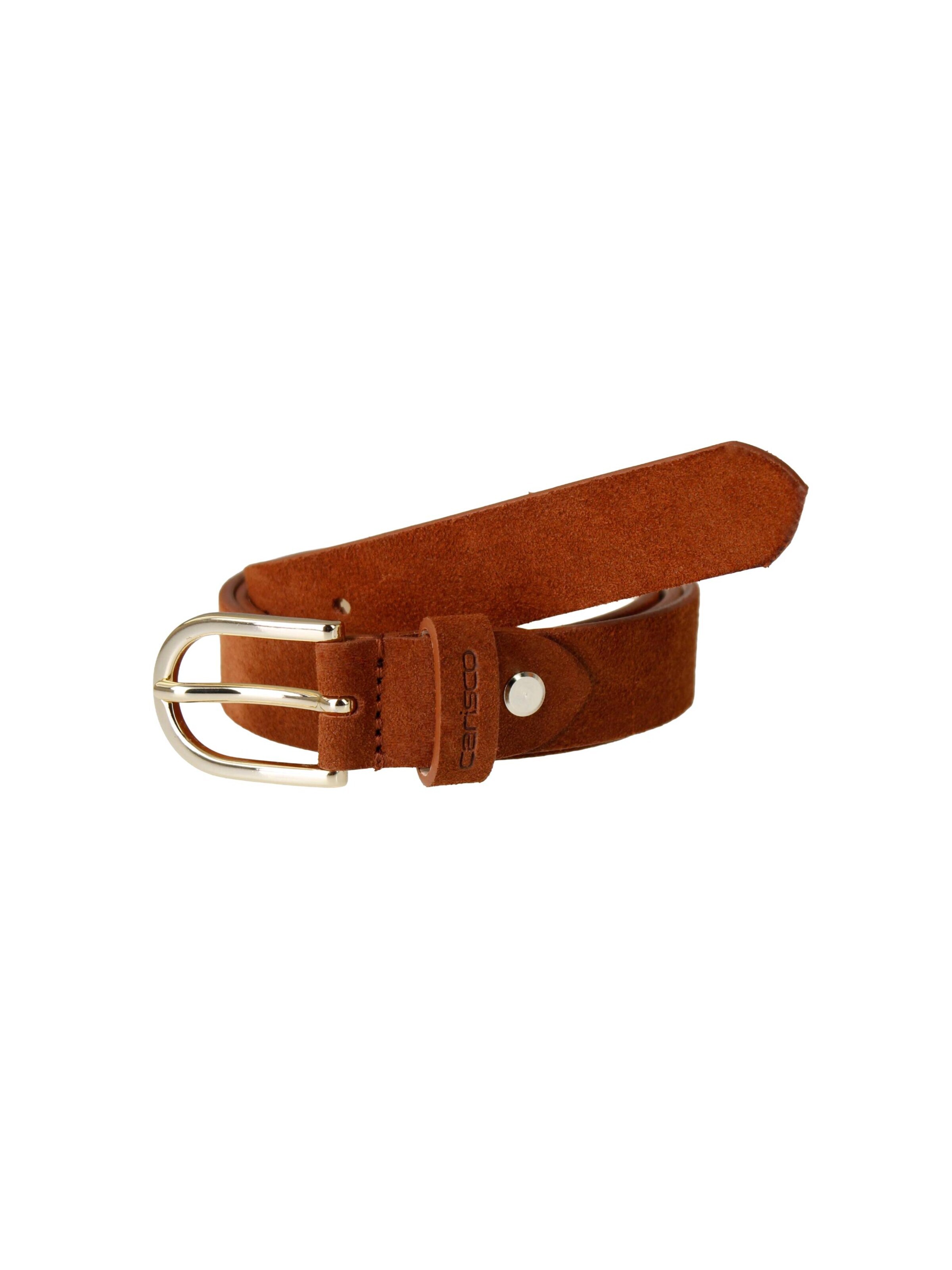 carisco Belt 'Woman Basic Suede' in Brown