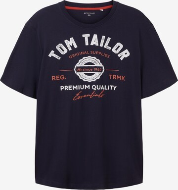 TOM TAILOR Men + Shirt in Blauw: voorkant