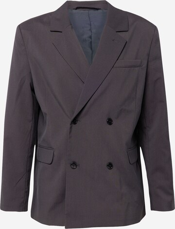 Coupe regular Veste de costume 'Leo' WEEKDAY en gris : devant