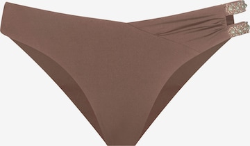 Marc & André Bikini Bottoms in Brown: front