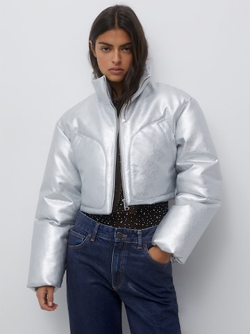 Pull&BearPrijelazna jakna - srebro boja: prednji dio