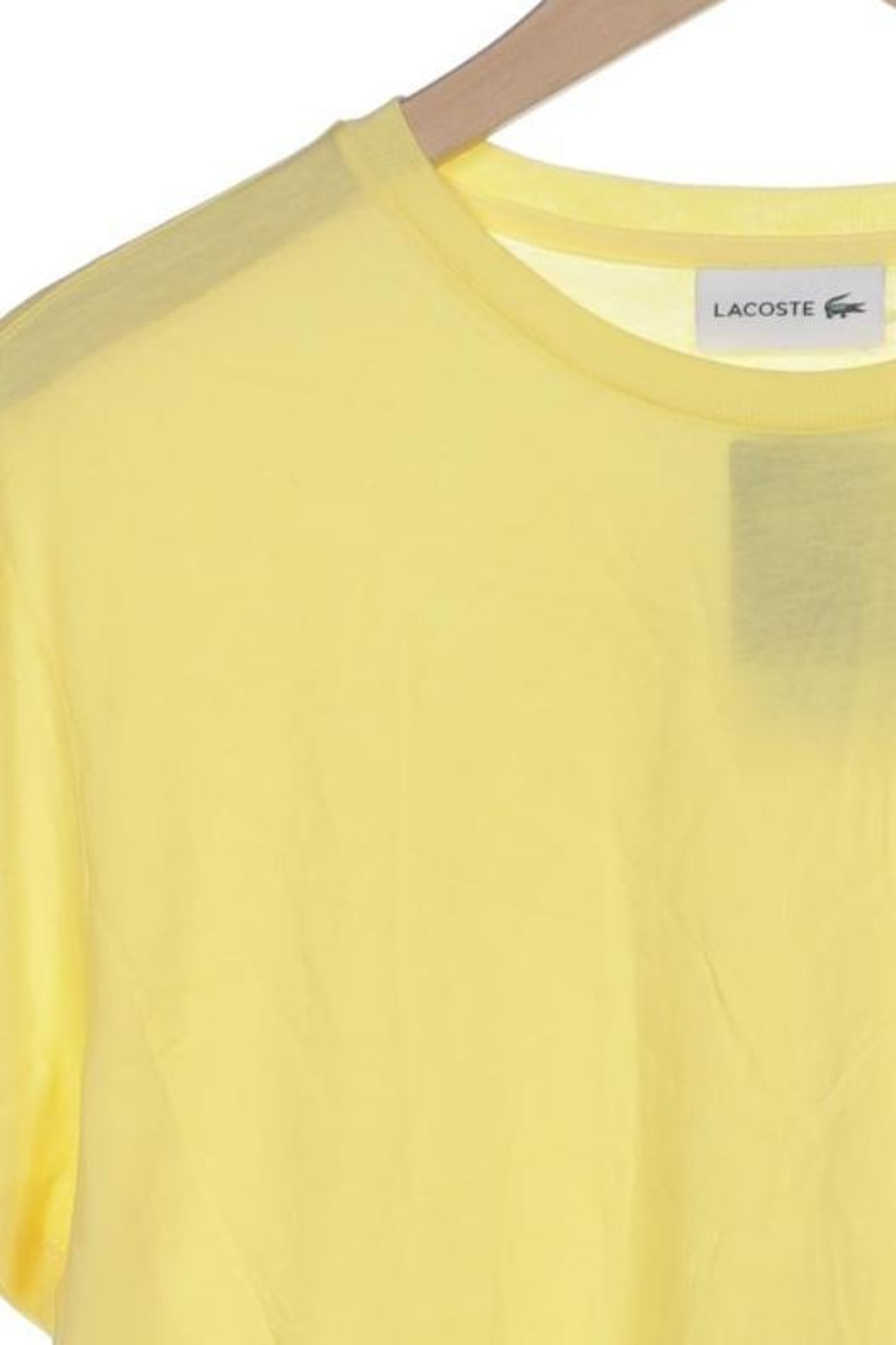 LACOSTE T-Shirt M in Gelb