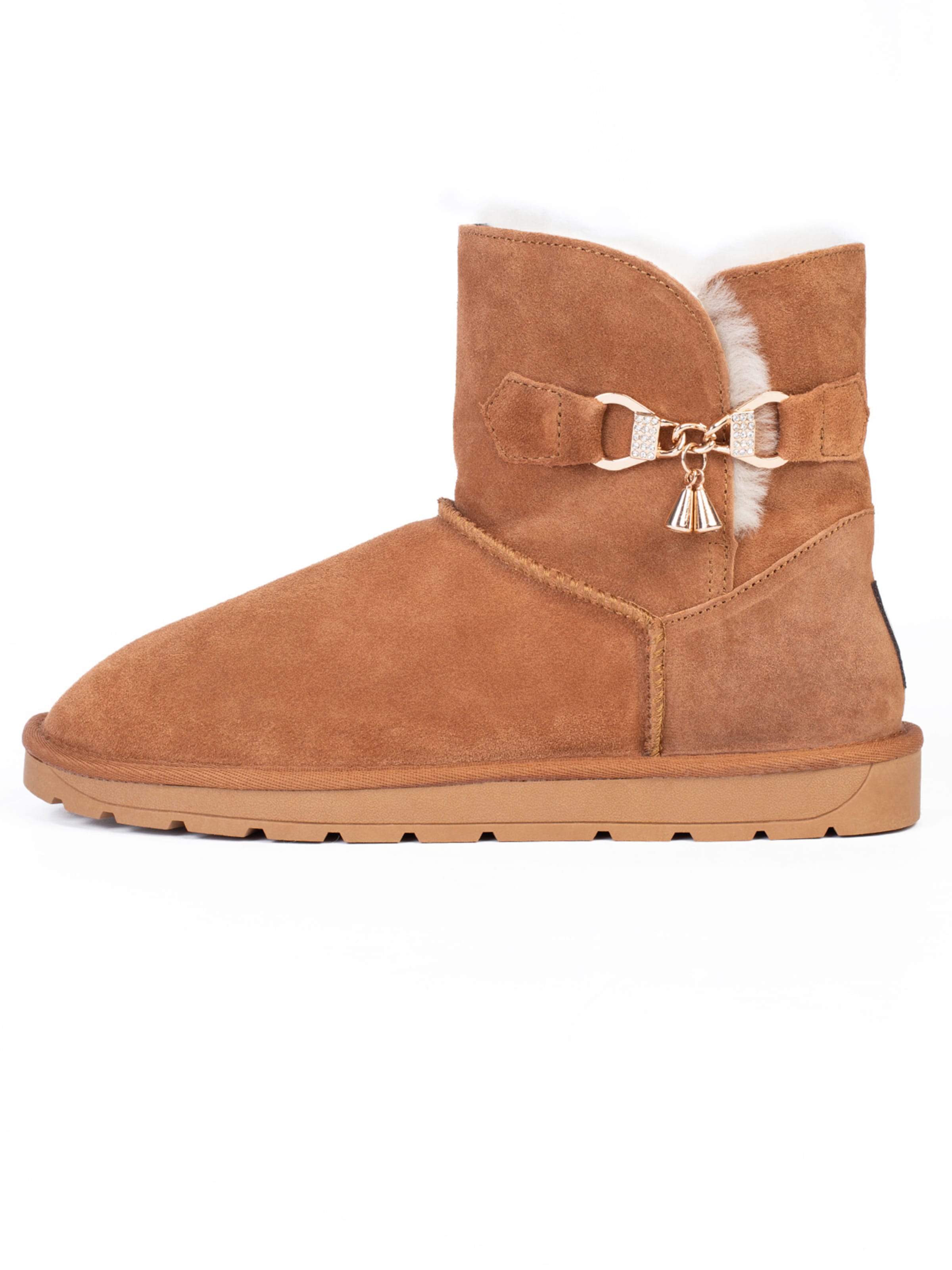 Gooce Сноубутсы 'Polly' в Коричневый: спереди