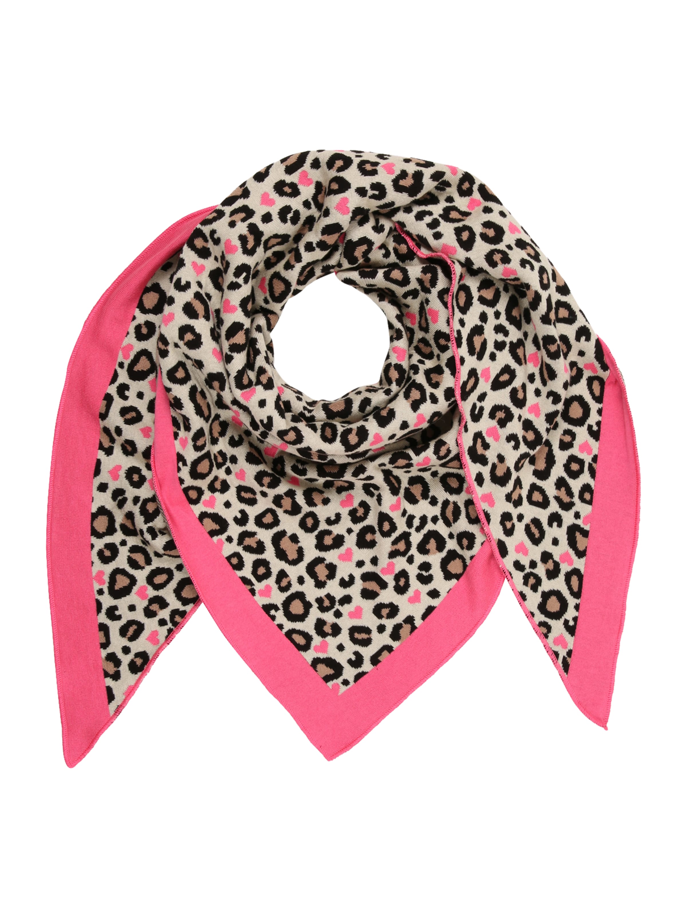 Zwillingsherz Sjaal in Beige: voorkant