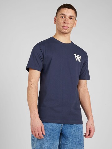 T-Shirt 'Ace AA' WOOD WOOD en bleu : devant