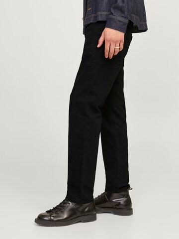 Effilé Jean '12263335' JACK & JONES en noir