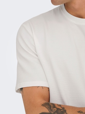 Only & Sons Shirt 'ONSKIAN' in Wit