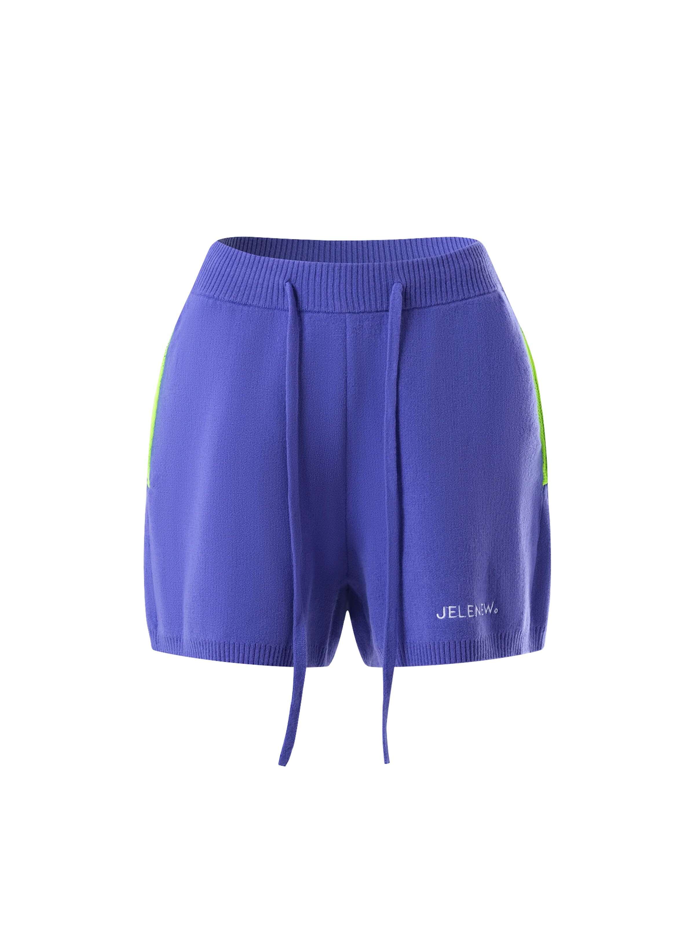 Loosefit Pantaloni 'Vintage Knit Shorts' di Jelenew in lilla: frontale
