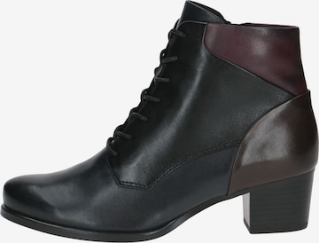 CAPRICE Schnürstiefelette in Schwarz: Vorderseite