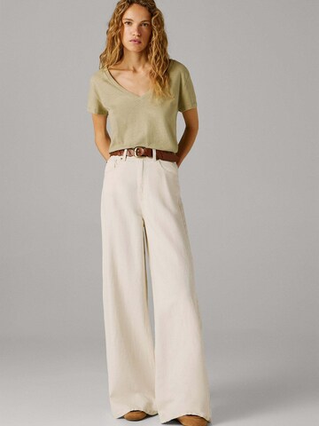 Pepe Jeans Wide Leg Jeans 'Jaimy' in Weiß