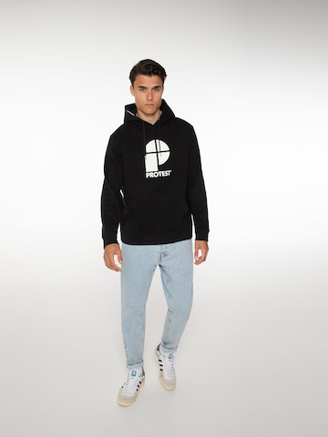 PROTEST Sweater 'CLASSIC LOGO HOODY' in Black: front
