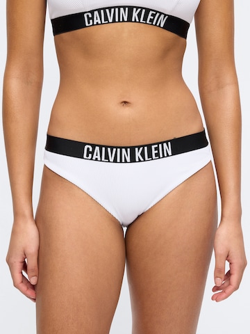 Bas de bikini 'Intense Power' Calvin Klein Swimwear en blanc : devant