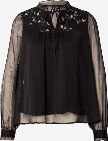 VERO MODABluza 'GABY' - crna boja: prednji dio