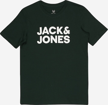 Jack & Jones Junior Shirt 'ECORP' in Green: front