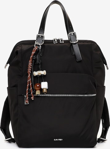 Suri Frey Backpack ' SFY Sandey ' in Black: front