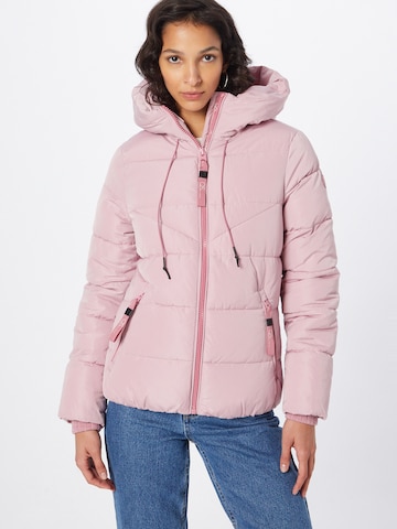 QS Демисезонная куртка в Ярко-розовый: спереди