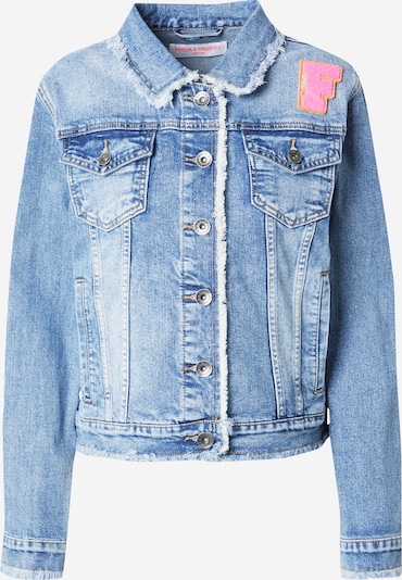 Frieda & Freddies NY Between-Season Jacket in Blue denim / Light blue / Orange, Item view