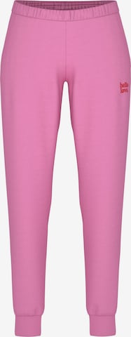 Mey Pyjamahose 'Love' in Pink: Vorderseite