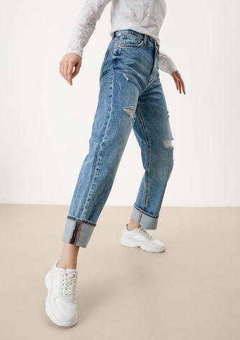 QS Loosefit Jeans in Blauw