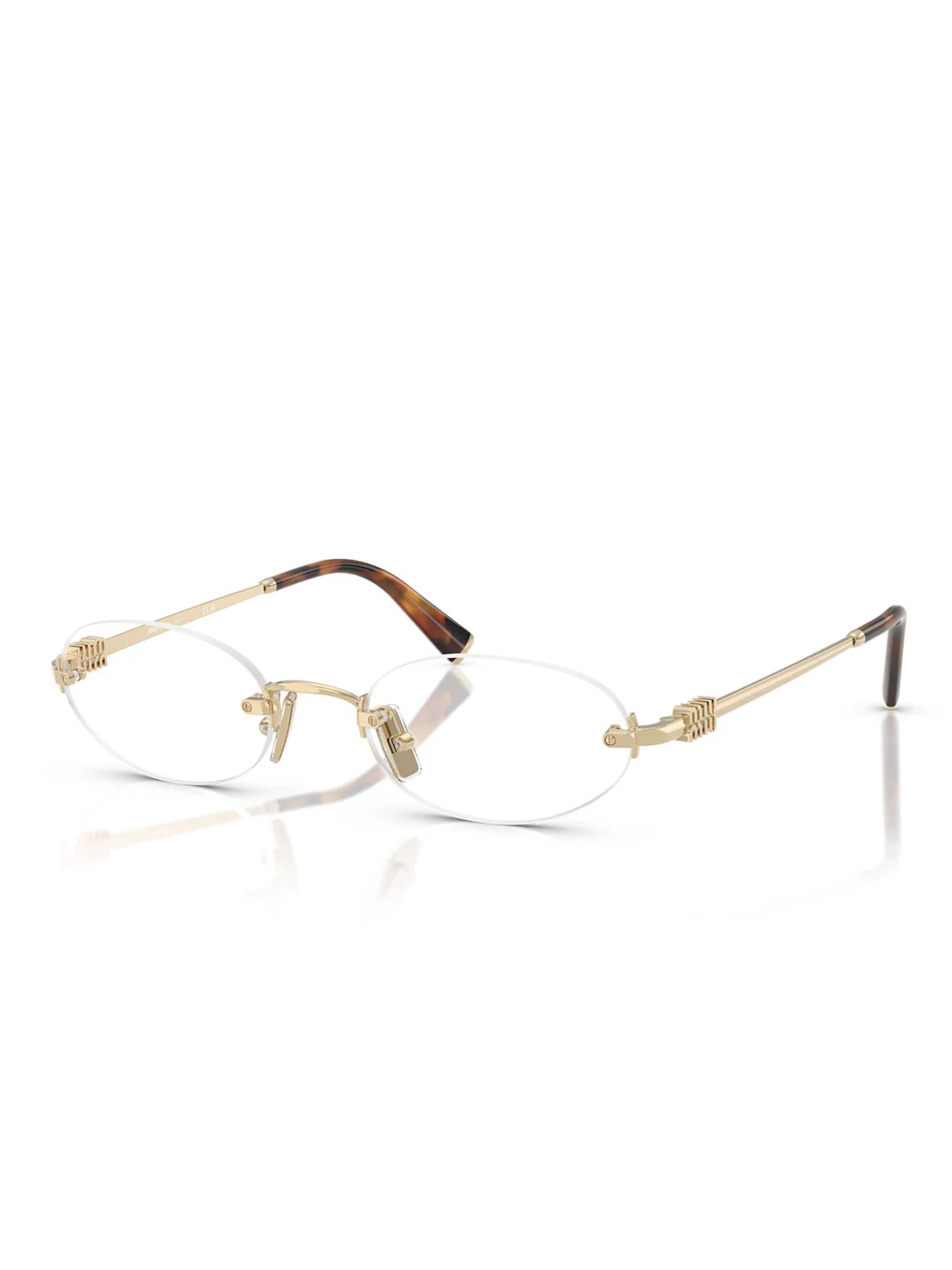 Miu Miu Glasses in Gold