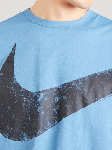 NIKE Koszulka funkcyjna 'Hyverse Swoosh' w kolorze niebieski