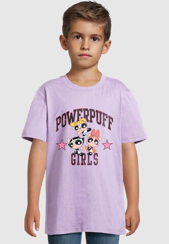 T-Shirt 'The Powerpuff Girls' Merchcode en violet : devant