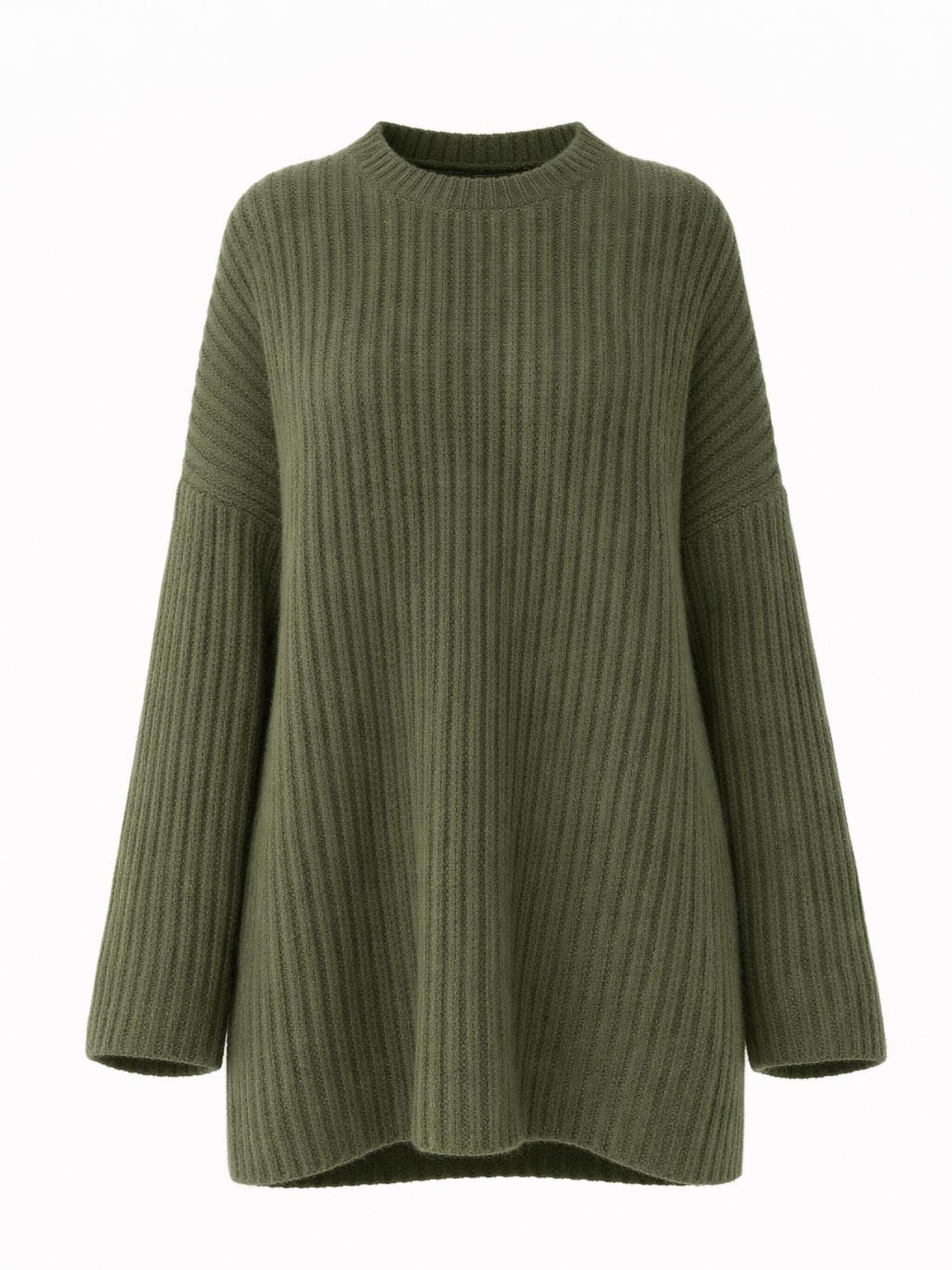 Worldclassca Oversizepullover 'Dicker'‌‌‌ in Grün: Vorderseite