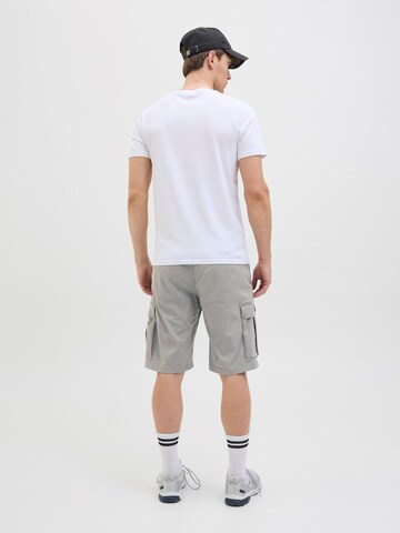 JACK & JONES Loosefit Cargobroek 'JPSTCole JJJonnie' in Grijs