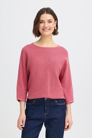 Fransa Sweater ' SINJA' in Red: front