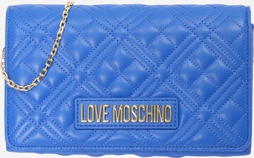 Love Moschino Clutch in Blau: predná strana